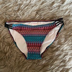 Multicolored Print Bathing Suit Bottoms